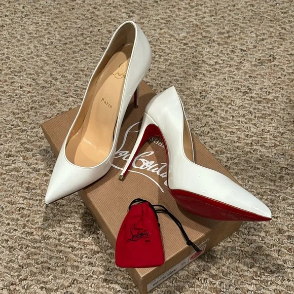 Christian Louboutin | Shoes | White Louboutin Pigalle